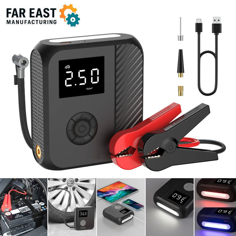 Jump Starter ilmakompressorilla